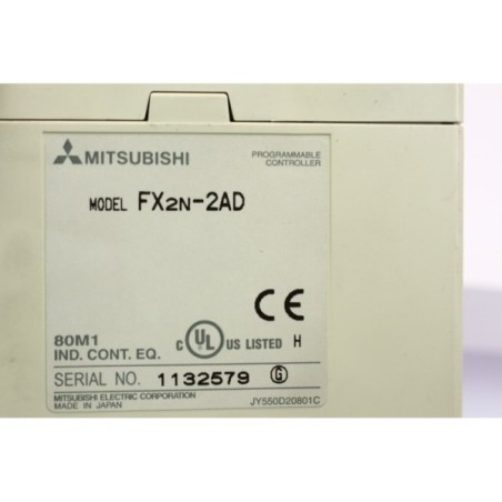 MITSUBISHI FX2N-2AD PROGRAMMABLE CONTROLLER (B837)