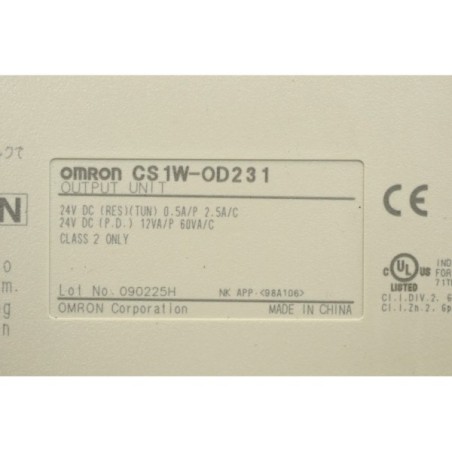 Omron CS1W-OD231 OUTPUT UNIT (B837)