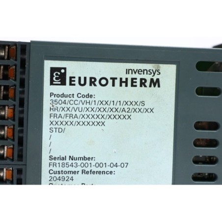 Eurotherm 3504/CC/VH/1/XX/1/1/XXX/S 3504 Thermo controller (B568)